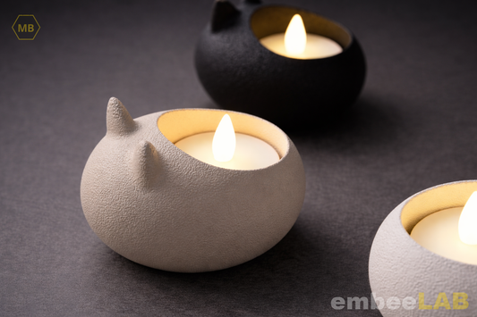 Neko LED-Teelichthalter Katze – Detailansicht