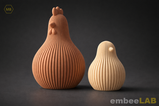 Hano Huhn Deko-Figur – Detailansicht