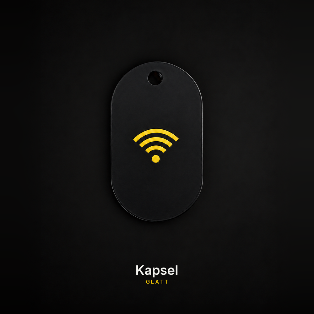 Kapsel, glatt - NFC-Schlüsselanhänger von embeeLAB