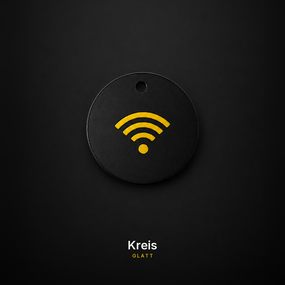 Kreis, glatt - NFC-Schlüsselanhänger von embeeLAB