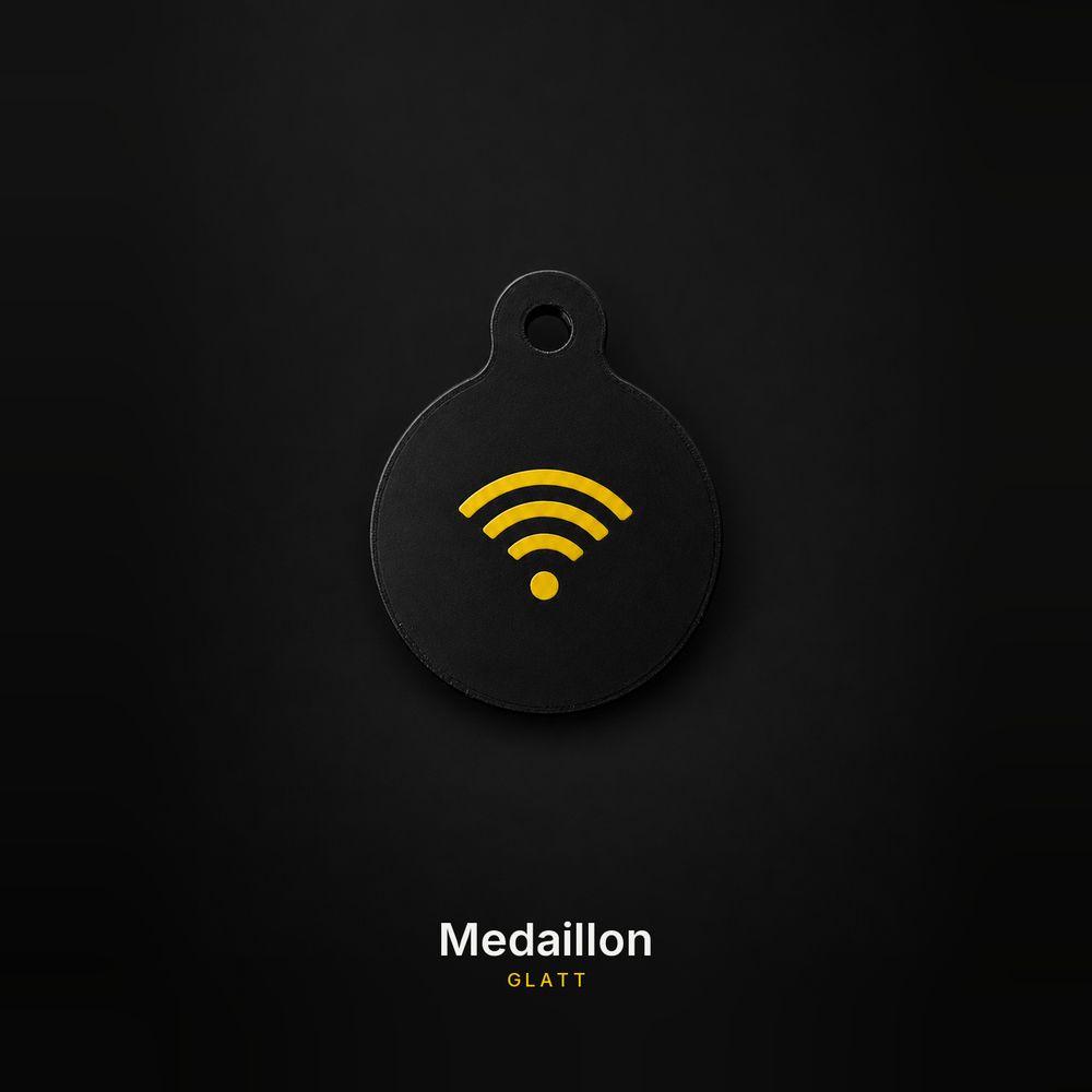 Medaillon, glatt - NFC-Schlüsselanhänger von embeeLAB