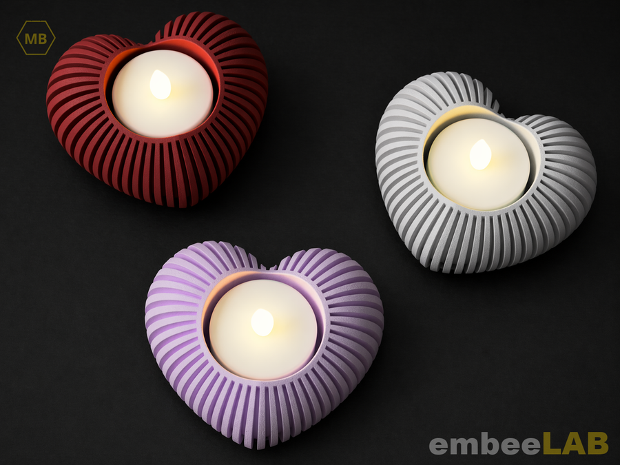 Amari Herz LED-Teelichthalter