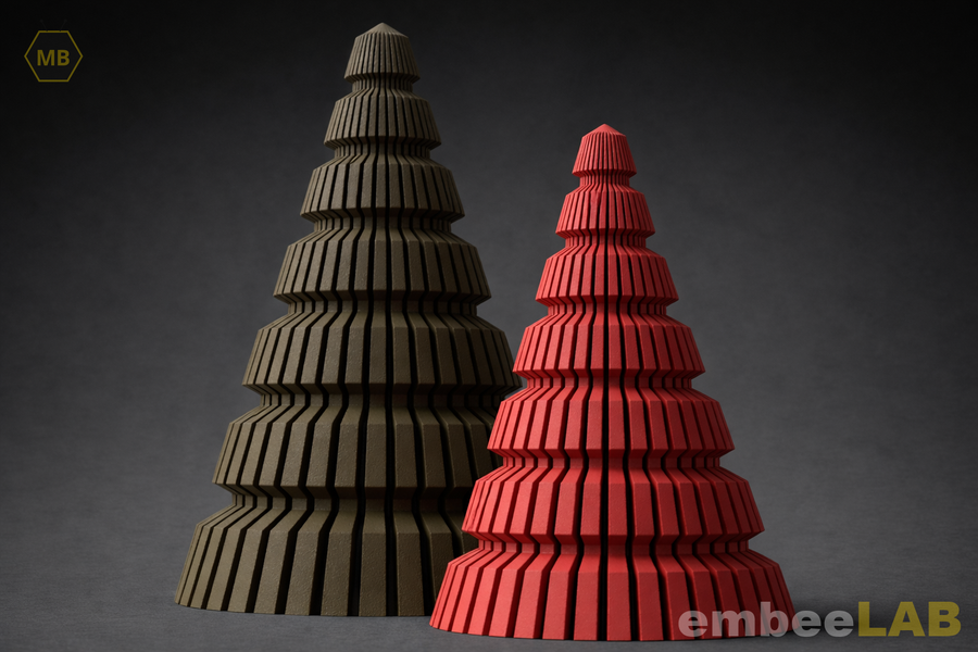 Kiyo Weihnachtsbaum 3D-Druck Deko