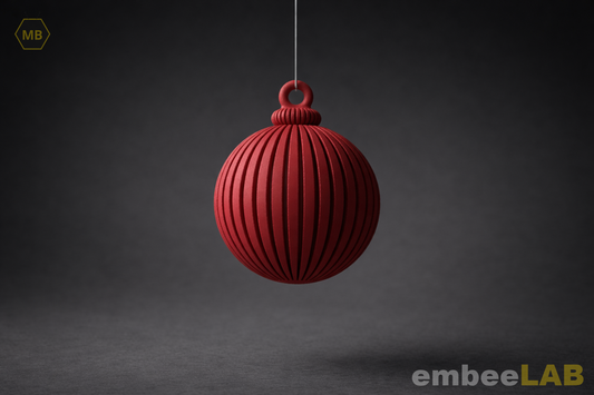 Kira Weihnachtskugel 3D-Druck – 3D-gedruckte Dekoration von embeeLAB