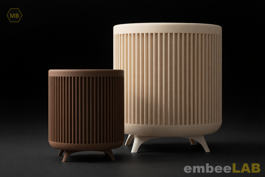 Ashi Midcentury Pflanztopf mit Füßen
