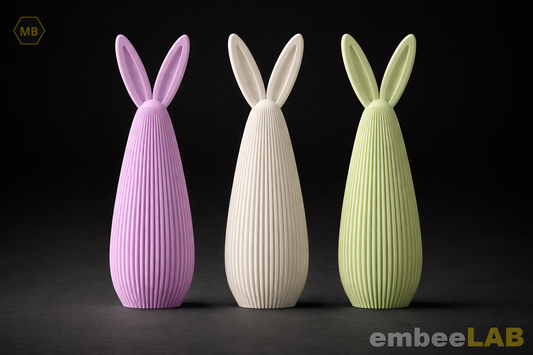 Mimi Osterhase Deko-Skulptur schlank – Detailansicht