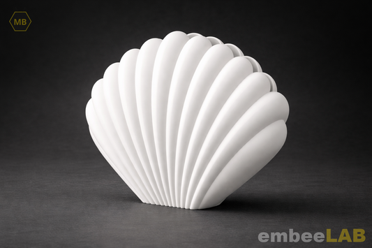 Kai Muschel-Vase – Detailansicht