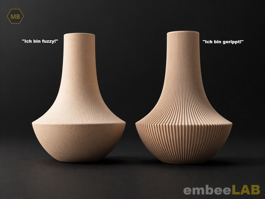 Shinto Japandi Vase – 3D-gedruckte Dekoration von embeeLAB