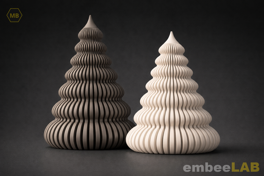 Akari Japandi Weihnachtsbaum-Leuchte