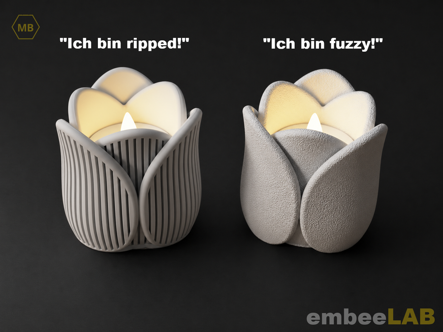 Tulipa LED-Teelichthalter Blütenform