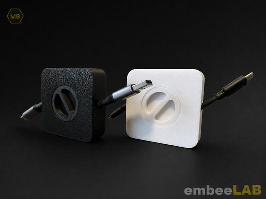 Kabelaufroller von embeeLAB - 3D-gedrucktes Kabel-Organizer