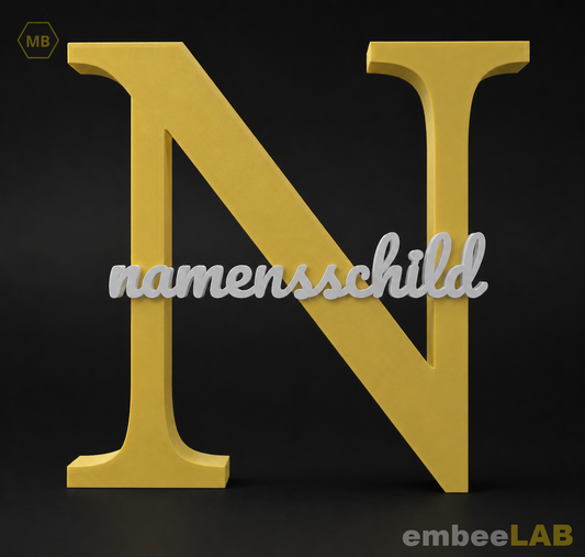 Personalisiertes Namensschild