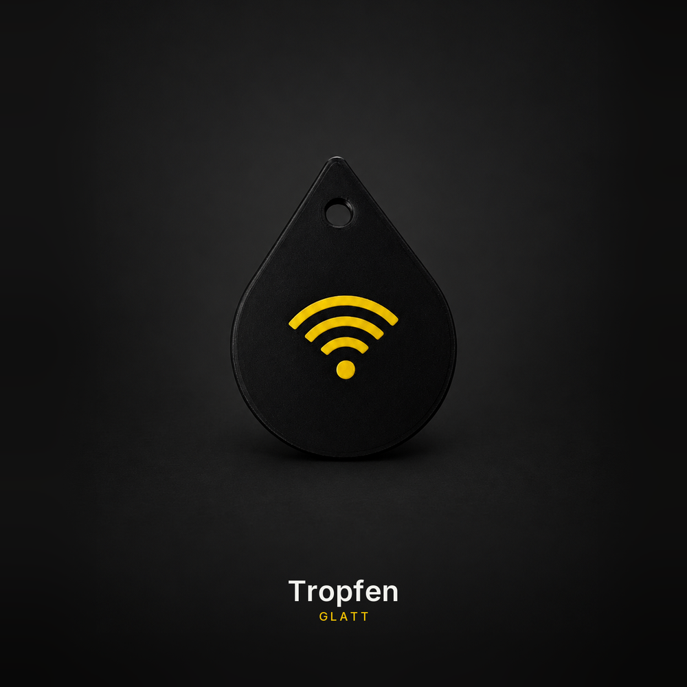 Tropfen, glatt - NFC-Schlüsselanhänger von embeeLAB